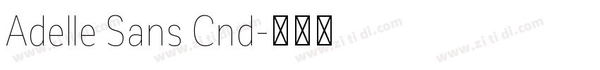 Adelle Sans Cnd字体转换